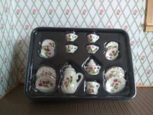 Blumendekor kaffee-teeservice 1:12