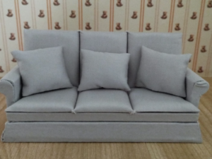 graues dreisitzersofa 1:12