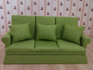 grünes dreisitzer sofa 1:12