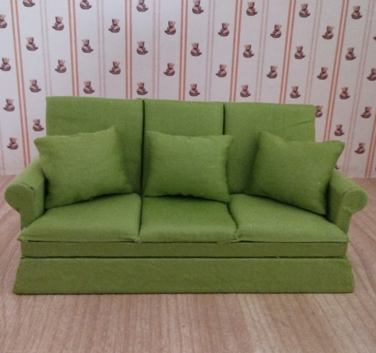 3sitzer Sofa grün