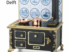 Delft Ofen Küche mit Zub.