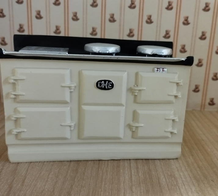 Ofen Herd beige