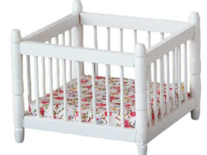 Puppenhaus Laufstall in weiss