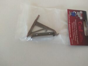 Aufhängevorrichtung, Metall, schwenkbar 1:12 für das Puppenhaus