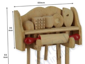Haushaltsartikel 7-teilig für das Puppenhaus