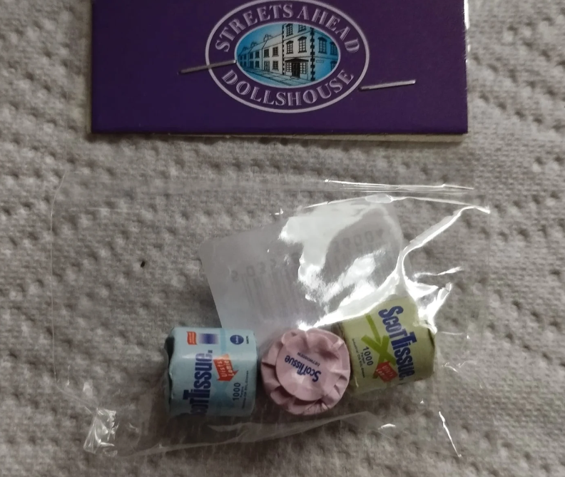 Klopapier 3er Set für das Puppenhaus