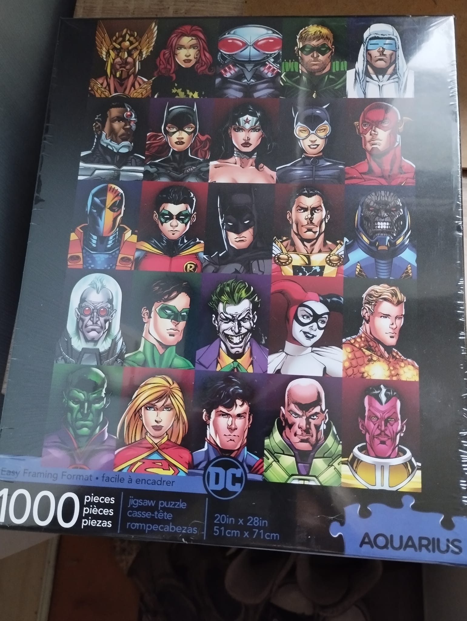 Comicgesichter von DC, 1000 Teile Puzzle