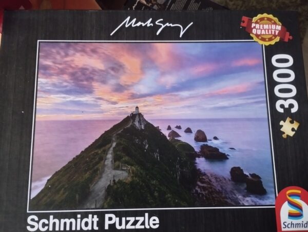 Schmidt Puzzle 3000 Teile, Leuchtturm in Neuseeland