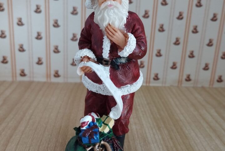Father Christmas 1:12 Miniatur Puppenhaus aus Resin