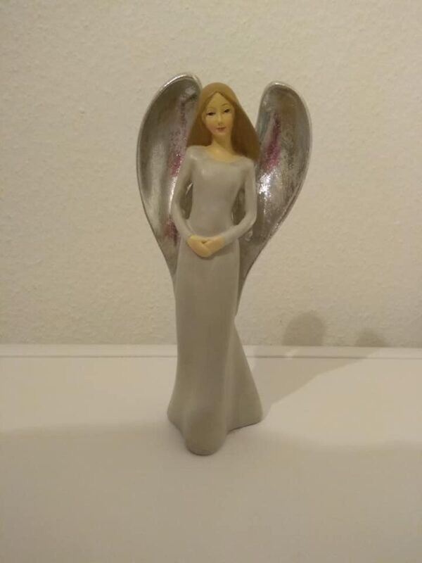 Engel  mit Silberflügel, ca 23 cm, Dekoration
