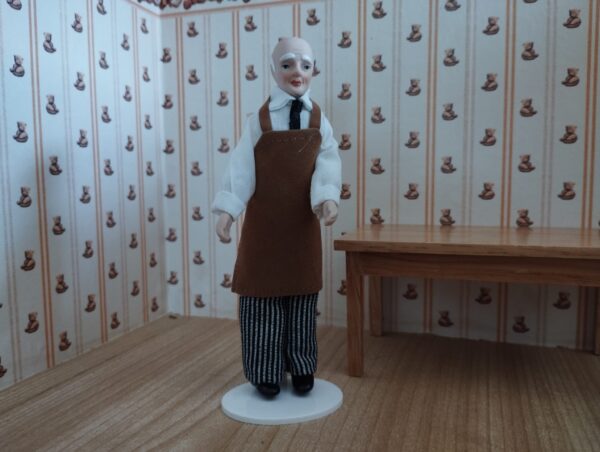 Puppenhauspuppe, Biegepuppe : Handwerker, Bediensteter