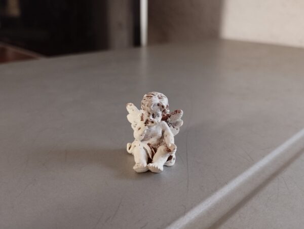Engel klein sitzend, shabby chic