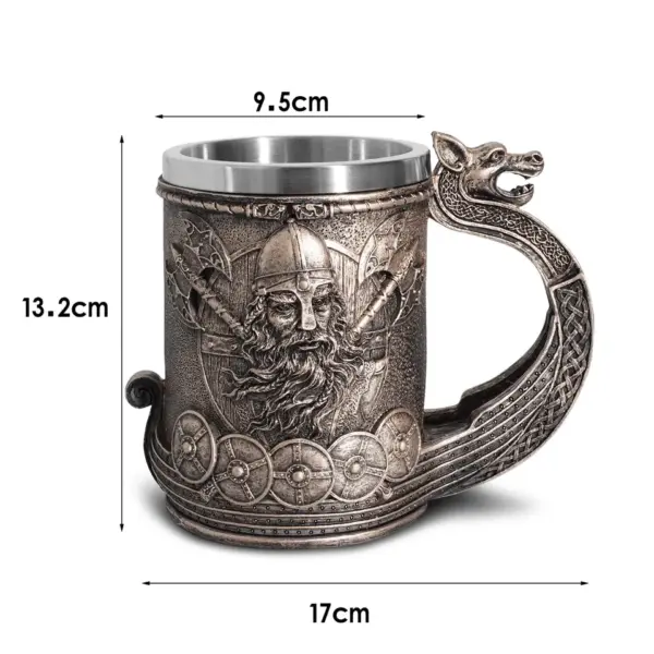 Mug, Trinkbecher mit Wikinger