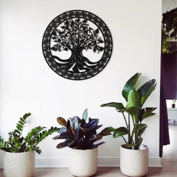 Wandbild Lebensbaum aus Metall