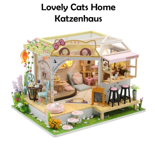 DIY Bausatz : Lovely Cat´s Home von Cute Bee