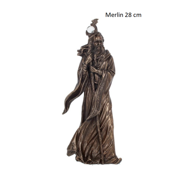 Merlin Figur, 28 cm, Resinfigur von Nemesis Now