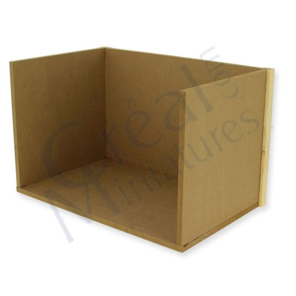 Bausatz, Puppenstube 1:12, Naturholz