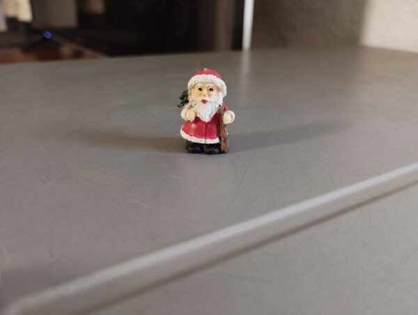 Weihnachtsmann mit Stab, Miniatur
